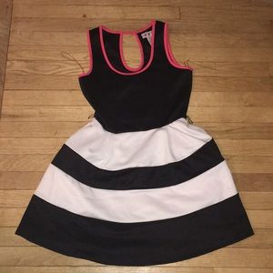 Black and white dress